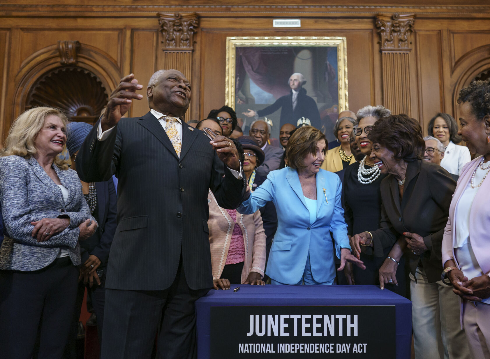 APTOPIX Congress Juneteenth